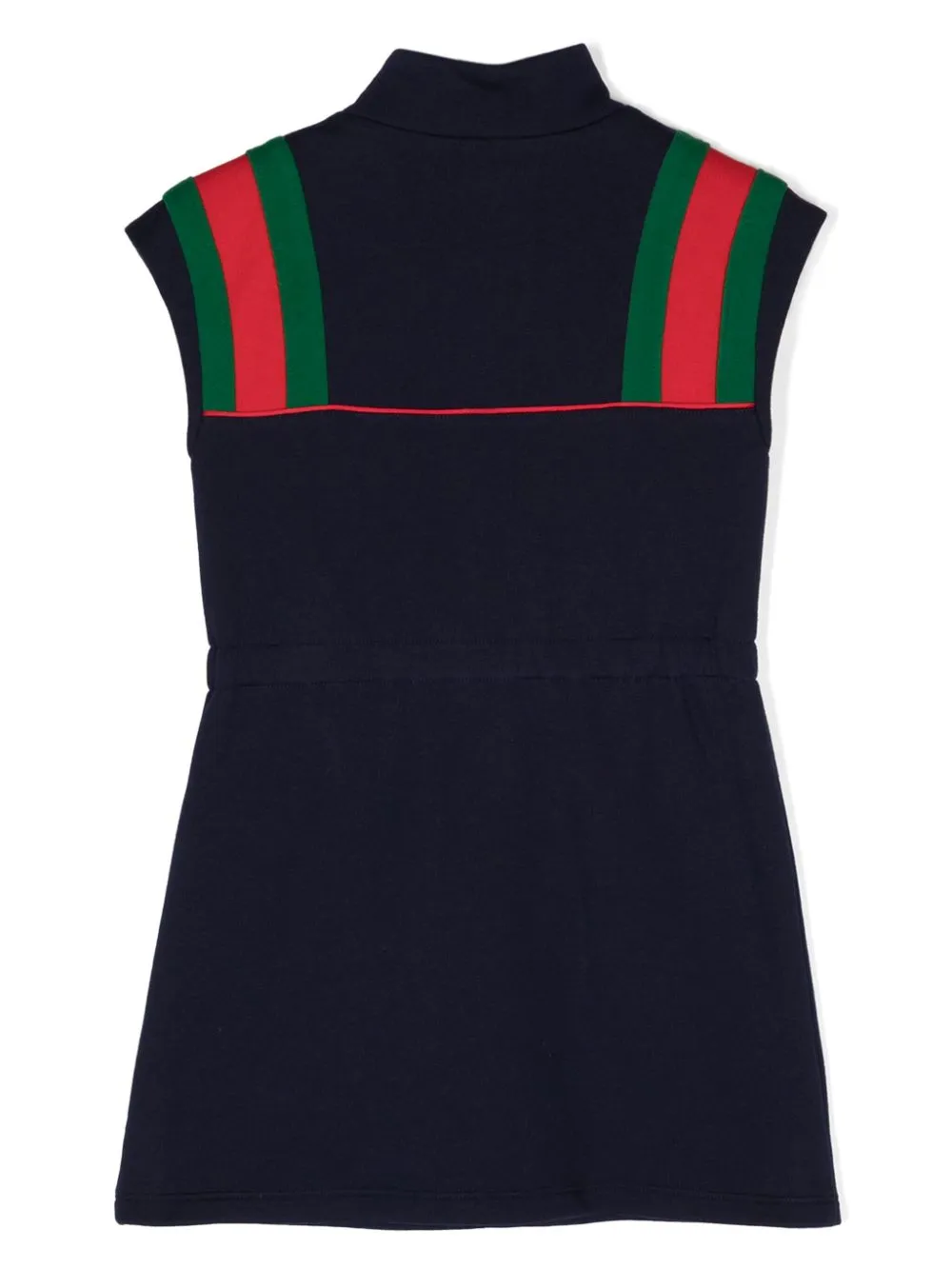 Image 2 of Gucci Kids Interlocking G-embroidered cotton dress