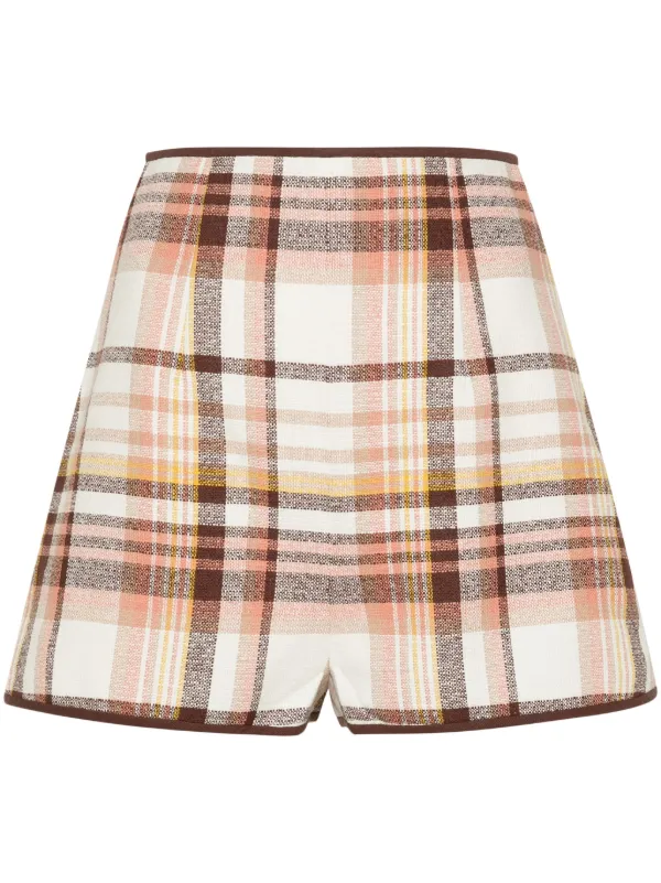 【Zimmermann】MATCHMAKER CHECK DANCE SHORT ショートパンツ Zimmermann Shorts | Australian Designer Collection | Coveti