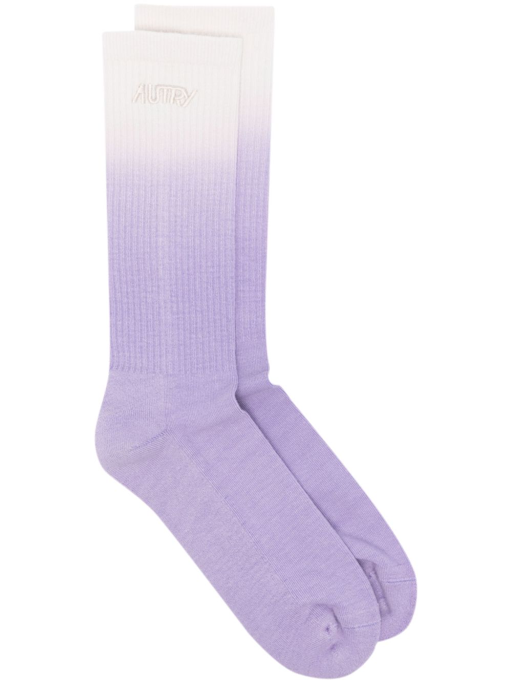 autry chaussettes à logo brodé - violet