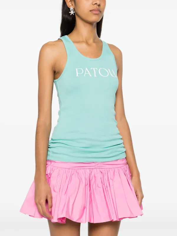 【試着のみ 未使用品】PATOU ロゴ入り　タンクトップ　XSサイズ　ピンク 27685622_57427490_1000.jpg