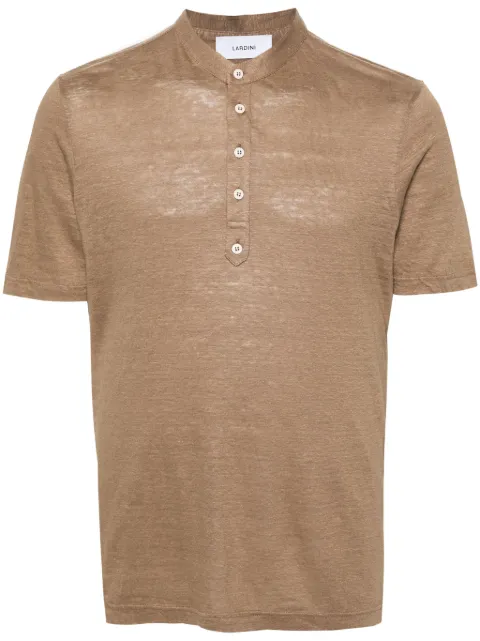 Lardini fine-knit slub T-shirt
