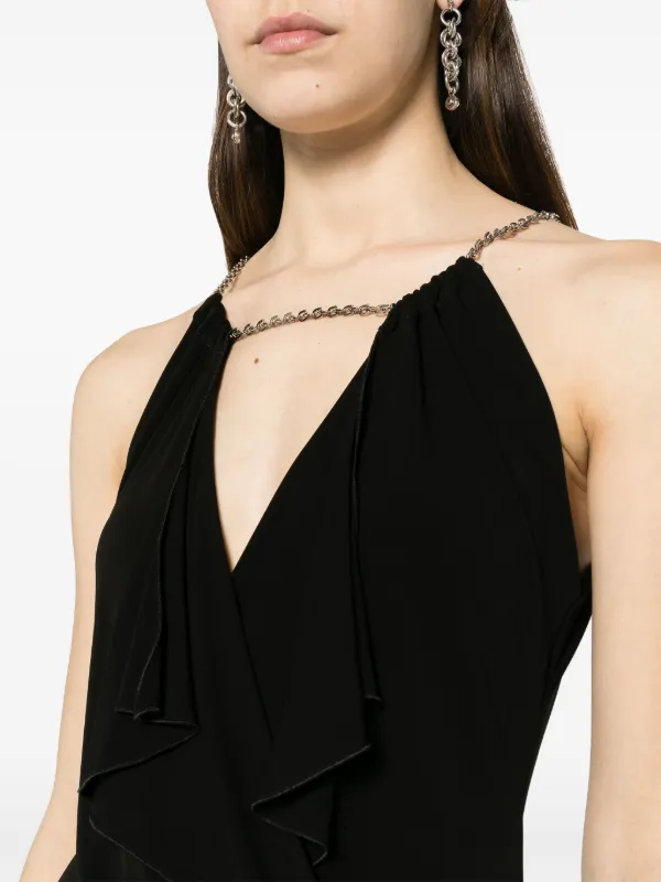 Givenchy Halterneck Midi Dress | Black | FARFETCH