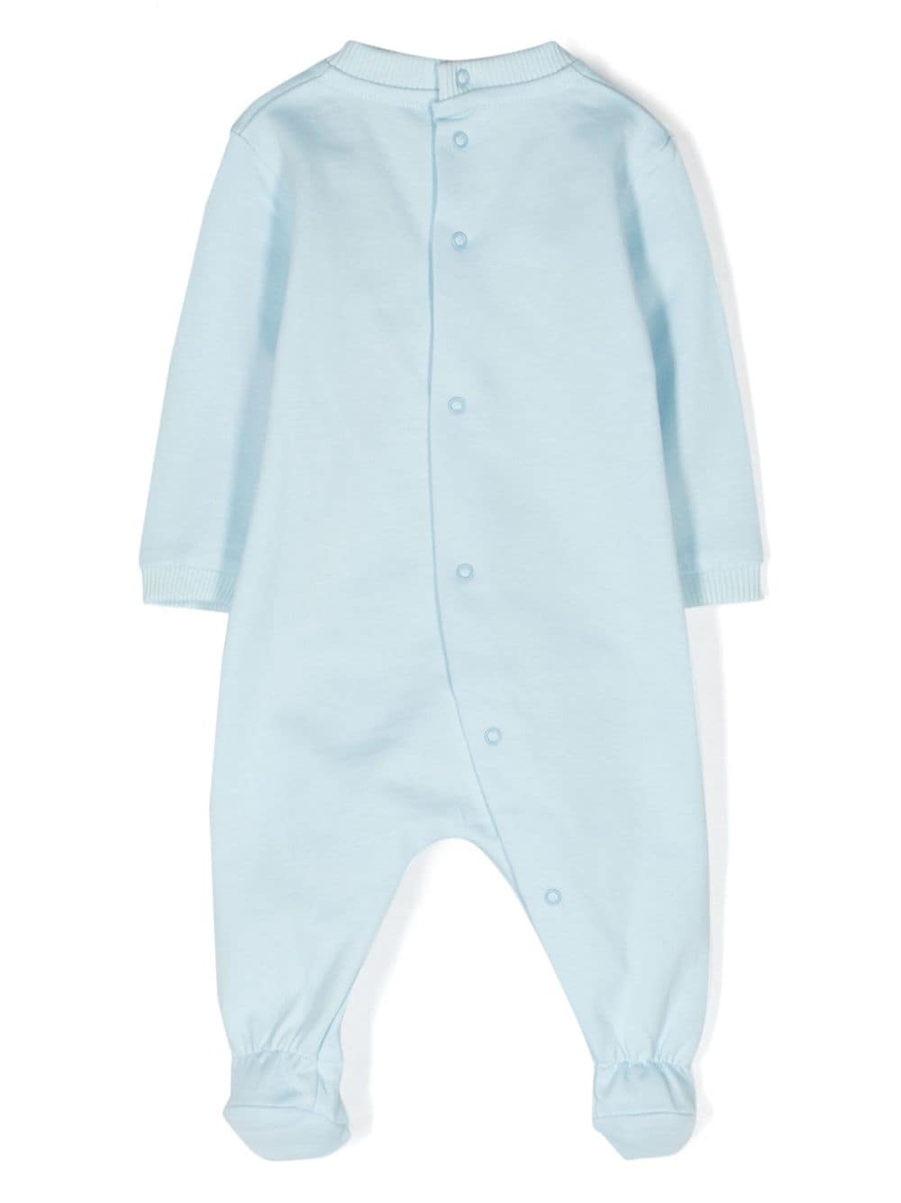 Moschino Kids Katoenen pyjama - Blauw