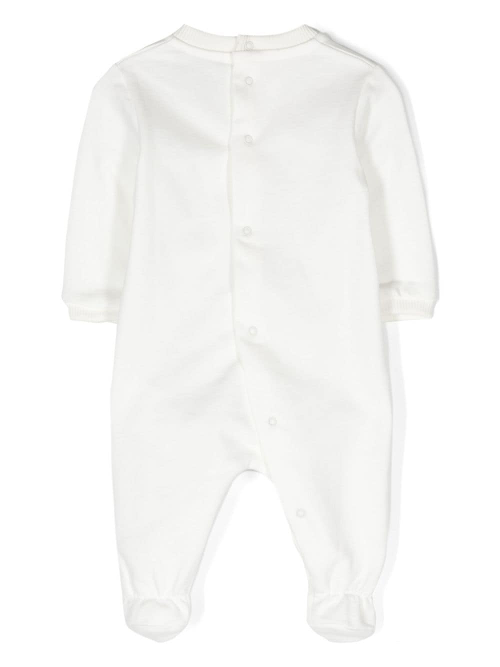 Image 2 of Moschino Kids Teddy Bear-print cotton pajamas