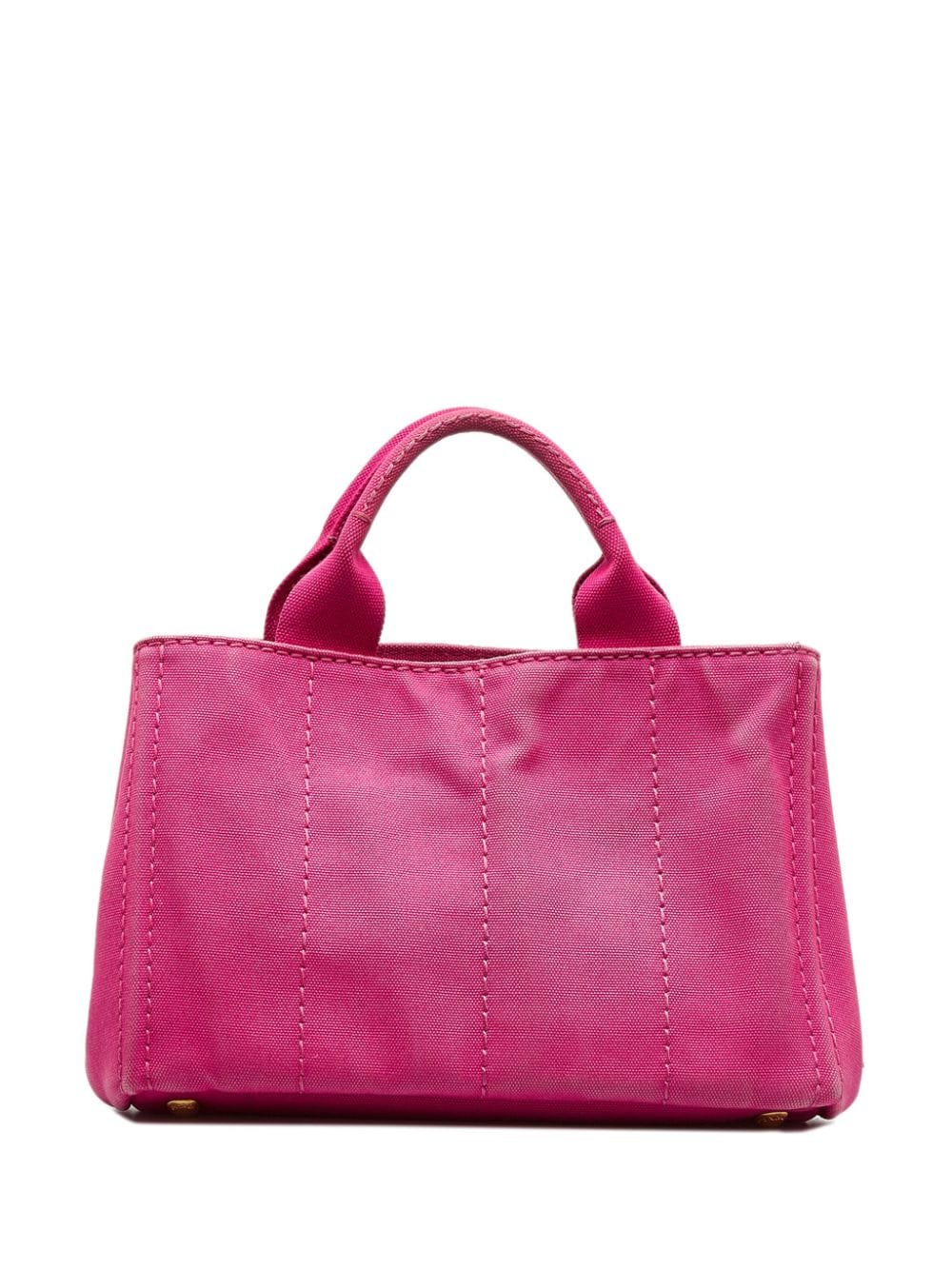 Prada Pre-Owned 2013-2022 small Canapa tote bag - Roze