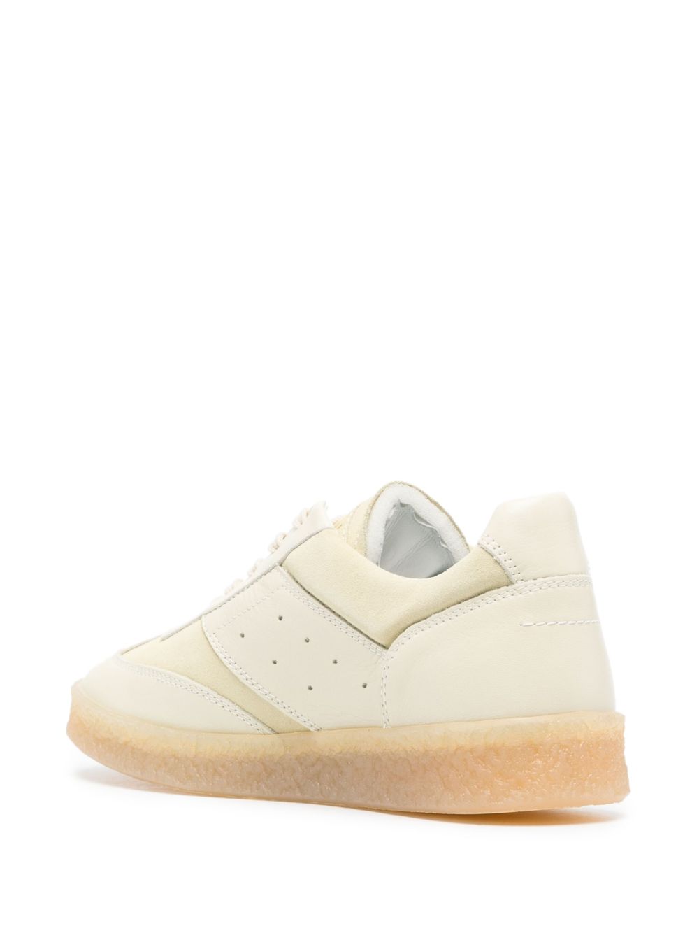 MM6 Maison Margiela numbers-patch leather snekaers Women