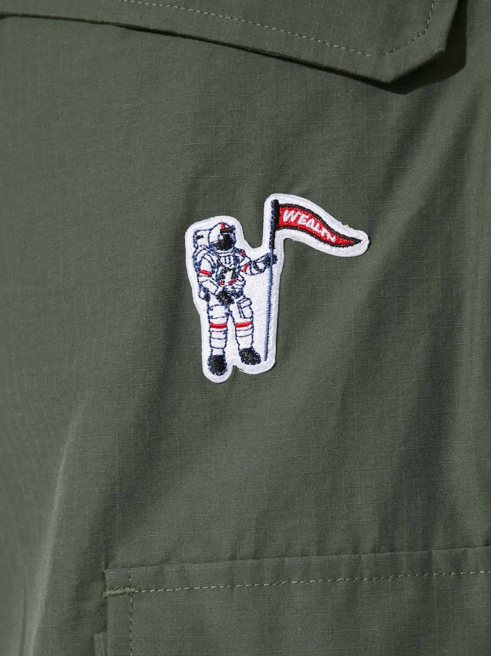 Billionaire Boys Club Cargo broek met astronaut patch Groen