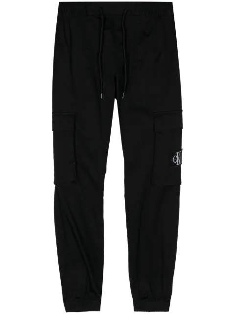 Calvin Klein logo-patch track pants