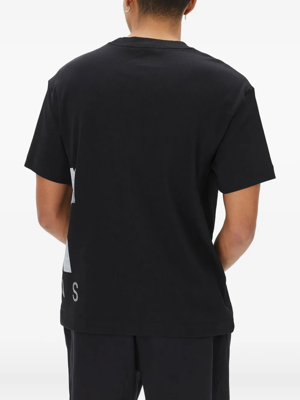 Calvin Klein Jeans T-shirt met logoprint Zwart