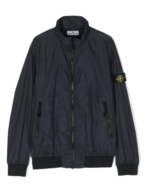Stone Island Junior chamarra bomber con motivo Compass