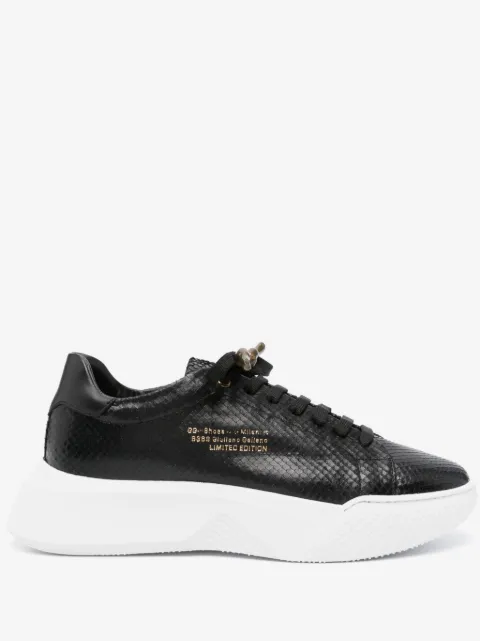 Giuliano Galiano Sneakers aus Pythonleder