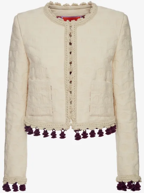 La DoubleJ Bijoux embroidered cropped jacket
