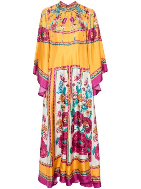 La DoubleJ Magnifico floral-print maxi dress