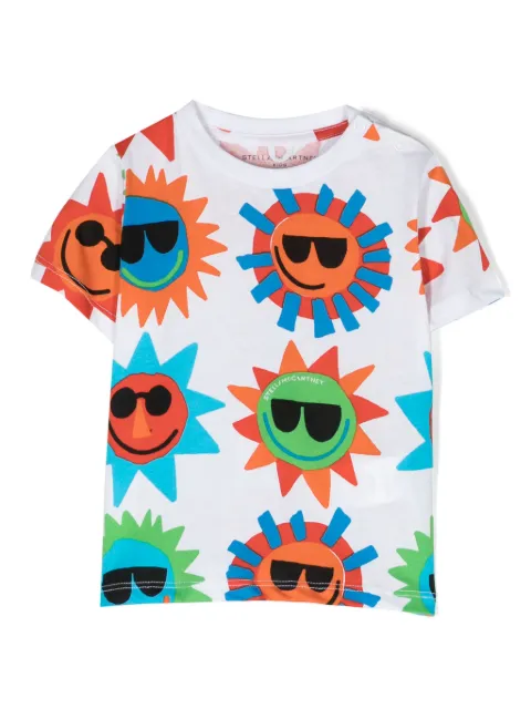 Stella McCartney Kids Sunshine cotton T-shirt