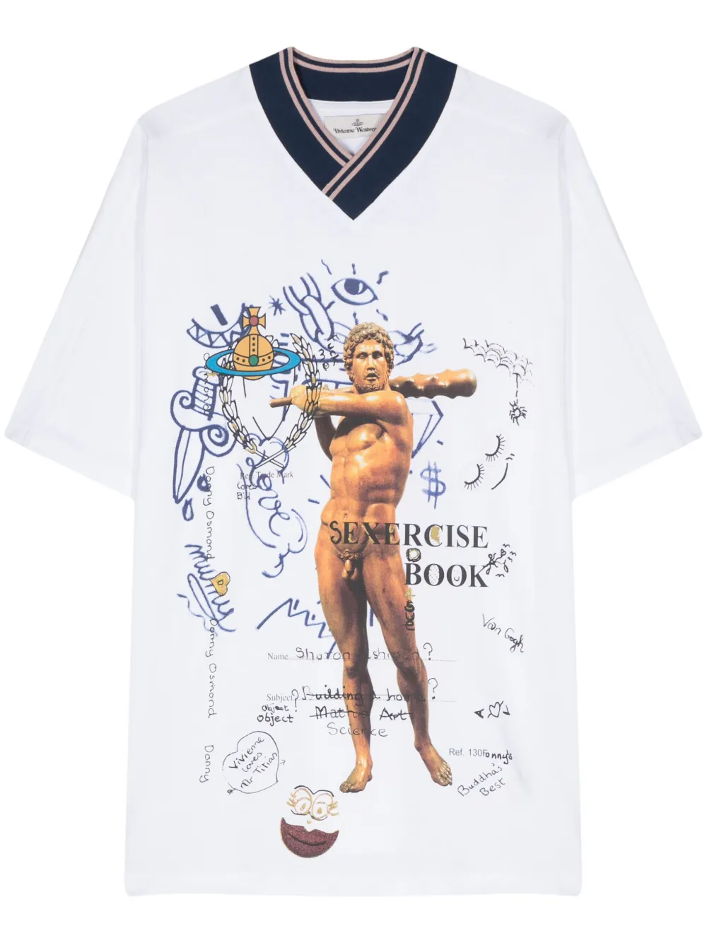 Vivienne Westwood Statue-print T-shirt In White