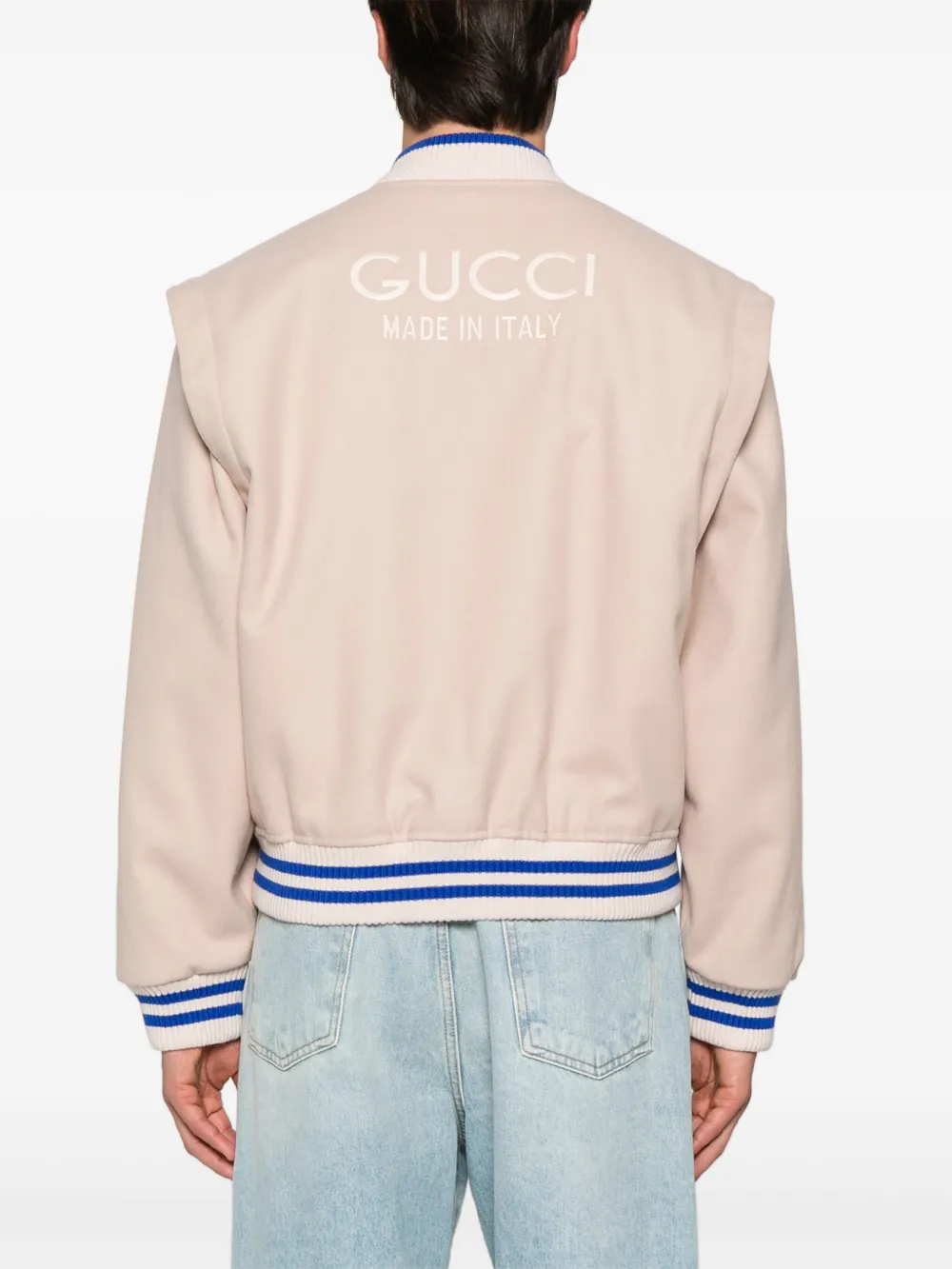 Gucci reversible bomber jacket online
