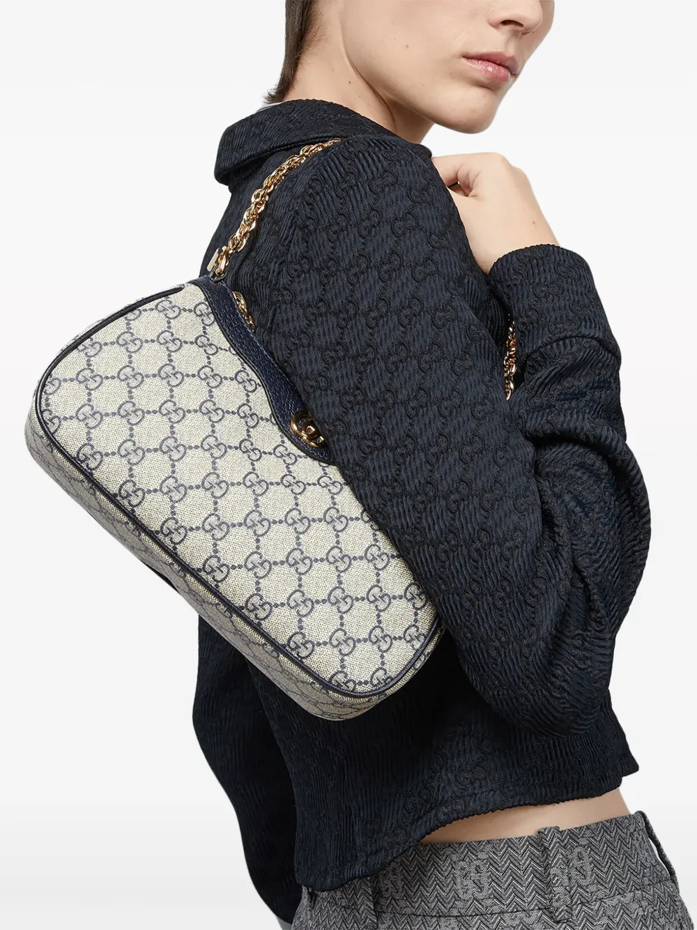Gucci Ophidia GG schoudertas Beige