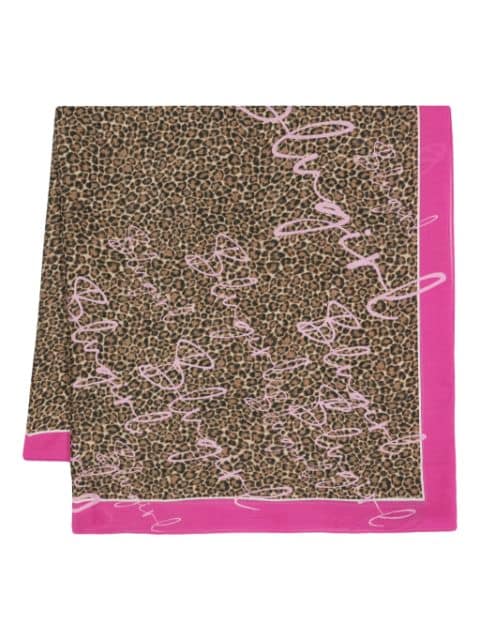 Blugirl cheetah-print scarf