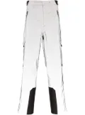 Palm Angels reflective logo-tape ski trousers - Silver