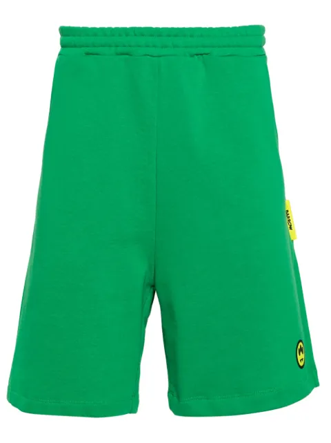 BARROW shorts deportivos con aplique de cara