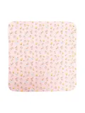 Moschino Kids illustration-print cotton blanket - Pink