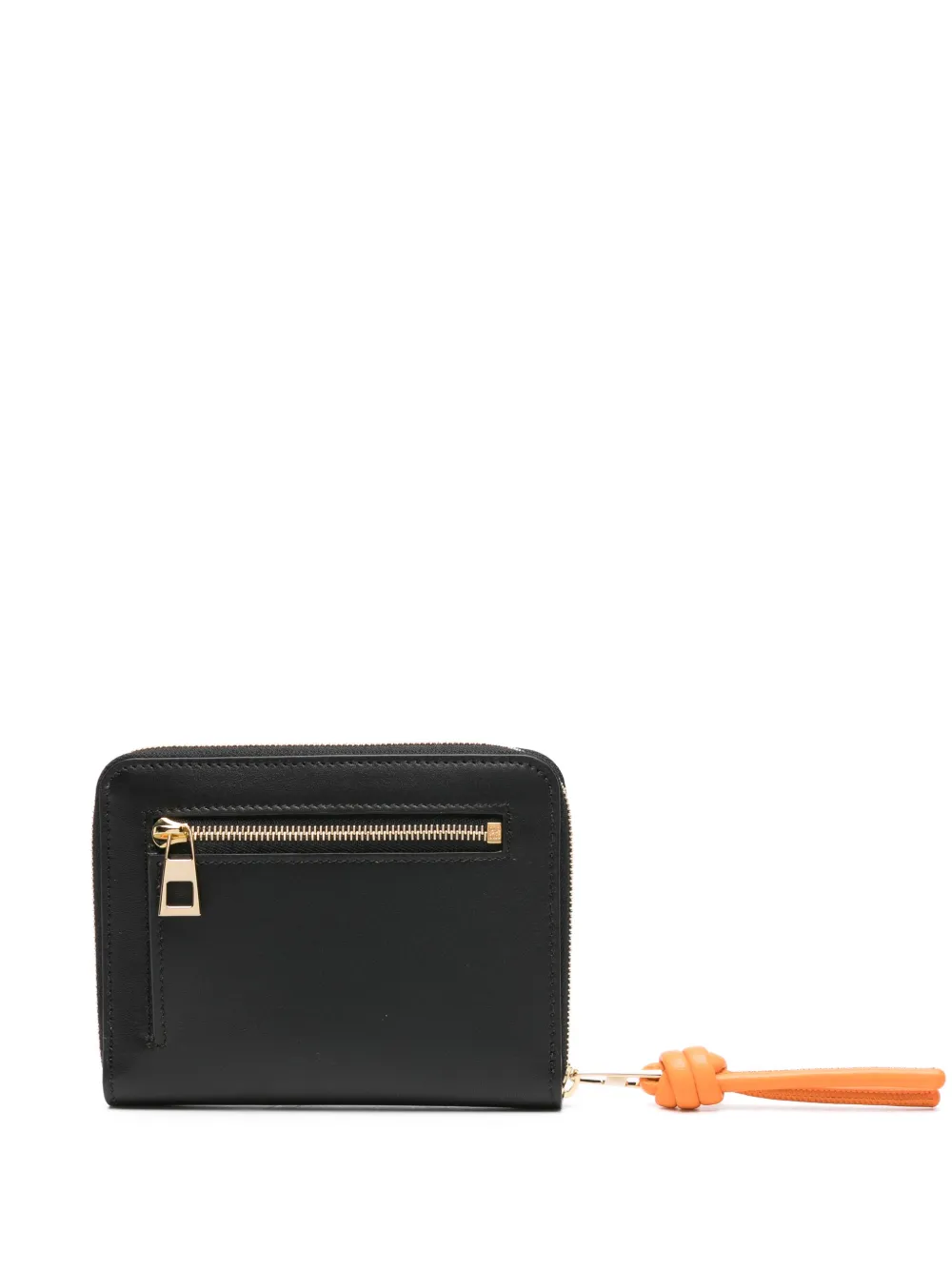LOEWE Knot leren portemonnee met rits - Zwart