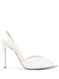 Andrea Wazen Katy 105mm slingback pumps - White
