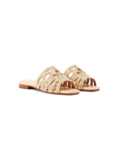 NICOLI Mirelile embellished flat sandals