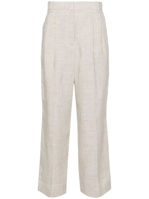 Róhe pleated wide-leg trousers