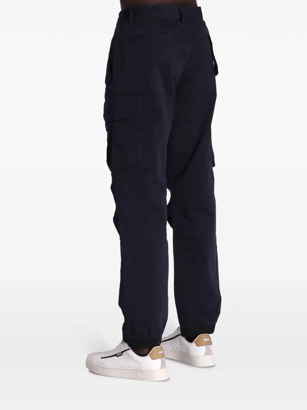 BOSS Straight broek Blauw