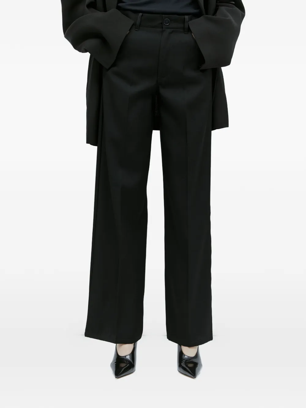 Jil Sander flared trousers - Nero