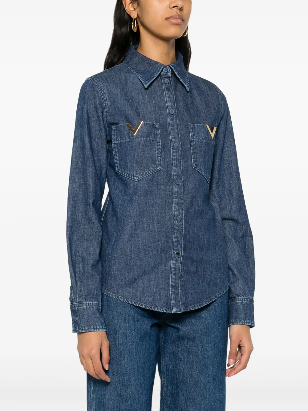 Jean Denim Valentino Garavani Avec Impression D'archives - Taille 26 (Boyfriend Fit) - Neuf Avec étiquettes - Made In Italy