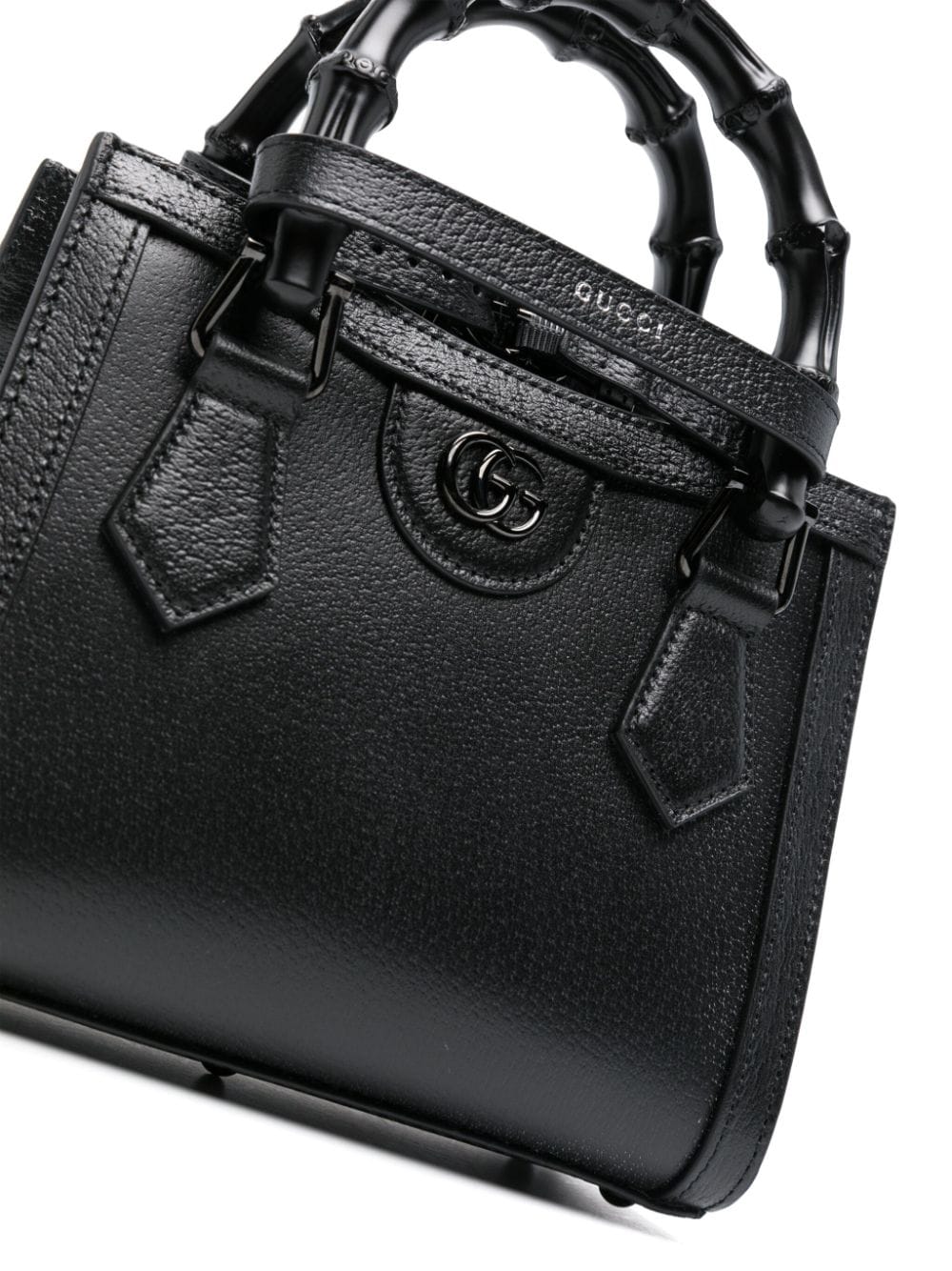 Gucci Diana leren shopper Zwart