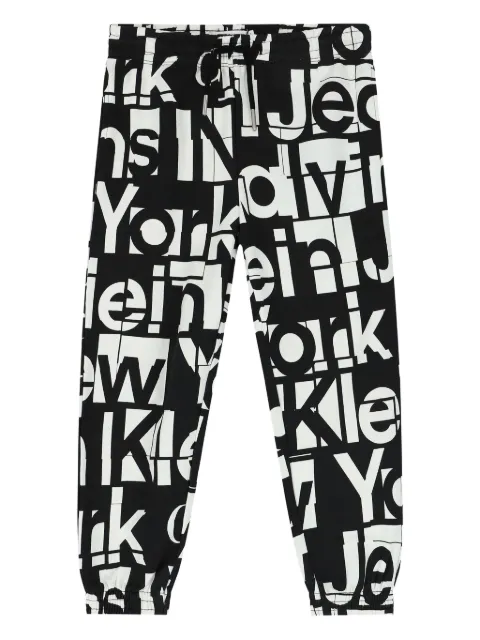 Calvin Klein Kids logo-print track pants
