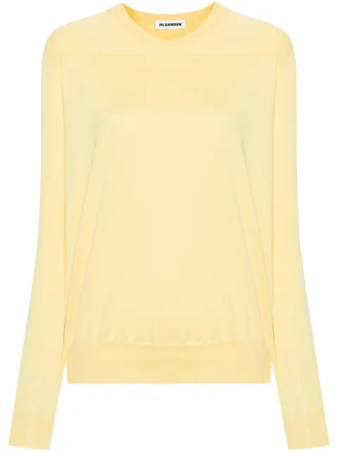 Jil Sander panelled cotton jumper