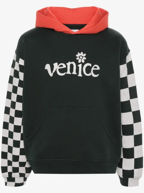 ERL Venice-print colour-block hoodie