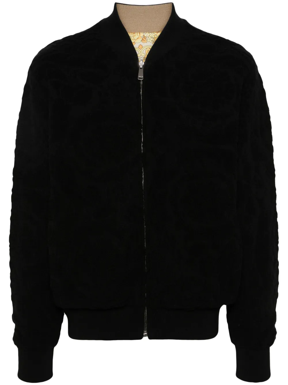 Versace baroque-pattern Reversible Bomber Jacket - Farfetch