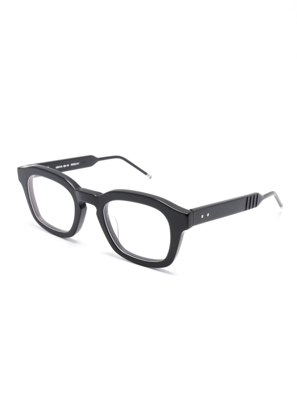 Shop Thom Browne Wayfarer-frame Glasses In 黑色