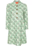 La DoubleJ Artemis Fans-jacquard minidress - Green
