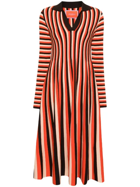 La DoubleJ vestido midi Plaza
