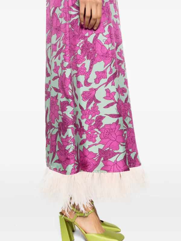 la double j purple dress La DoubleJ Women's Lacey Swing Dress - Purple - Size L