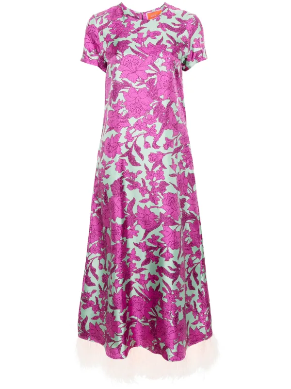 la double j purple dress La DoubleJ Swing Maxi Dress | Purple