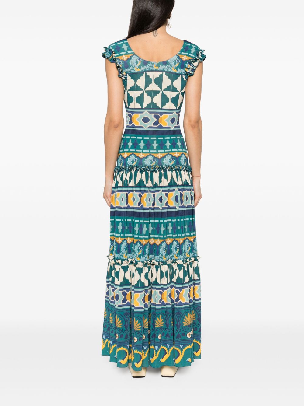 Best deal for Rabanne graphic print maxi dress Women