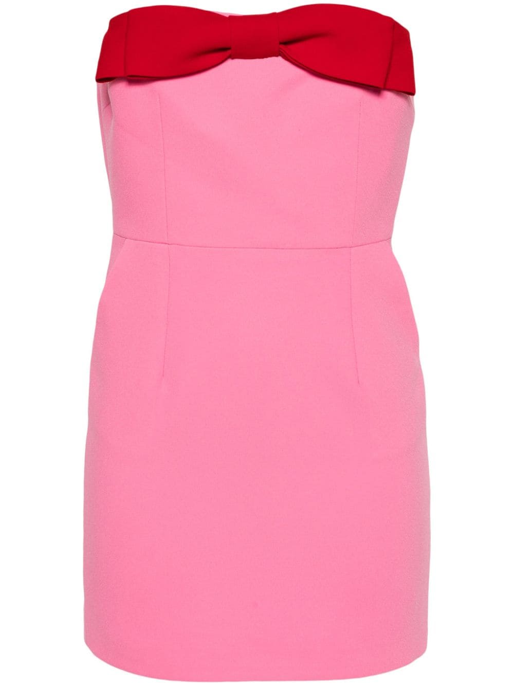 Shop The New Arrivals Ilkyaz Ozel Bow-embellished Mini Dress In Pink