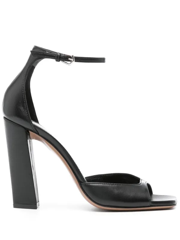 Paris Texas Grace 110mm Sandals in Black