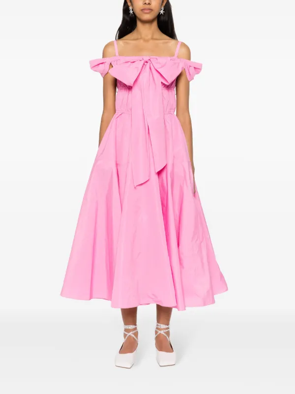 [定価約24万円]Patou リボンディティール ドレス Patou リボンディテール ドレス | ピンク | FARFETCH JP