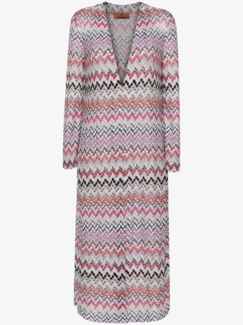 Missoni cárdigan largo de chevron