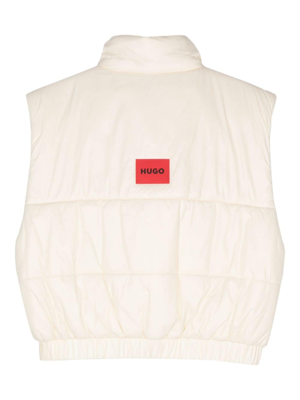 HUGO Felere padded quilted gilet - Beige