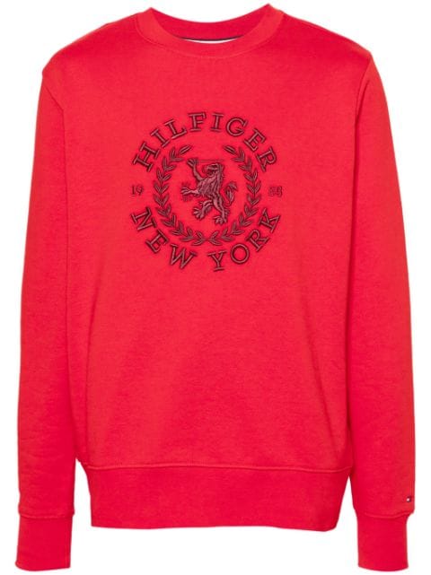 Tommy Hilfiger embroidered-logo cotton sweatshirt