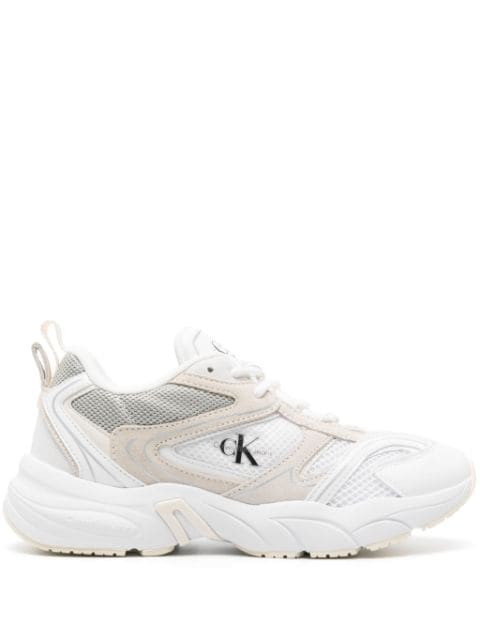 Calvin Klein mesh-panelled leather sneakers